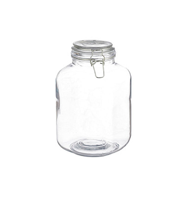 relaxdays Einmachglas 24,0 cm hoch transparent 3,0 l
