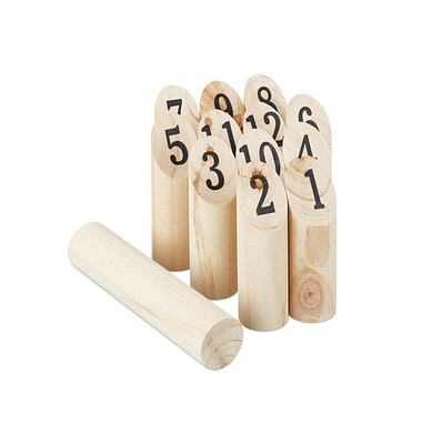 relaxdays Kubb Wikingerspiel Wurfspiel