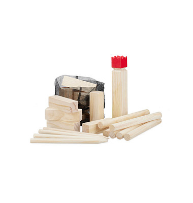 relaxdays Kubb Wikingerspiel Wurfspiel