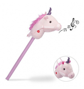 Steckenpferd Einhorn rosa, lila