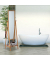relaxdays Spiegel braun 40,0 x 36,0 x 159,5 cm