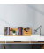 relaxdays Schreibtisch-Organizer braun 80,5 x 19,0 x 21,0 cm