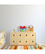 relaxdays Schreibtisch-Organizer braun 80,5 x 19,0 x 21,0 cm