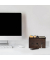 relaxdays Kabelbox 25,5 cm braun