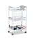 relaxdays Servierwagen weiß 45,0 x 29,0 x 77,5 cm
