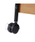 relaxdays Servierwagen braun, schwarz 49,5 x 28,0 x 70,0 cm