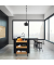 relaxdays Servierwagen braun, schwarz 49,5 x 28,0 x 70,0 cm