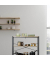 relaxdays Beistellregal braun, schwarz 95,0 x 35,0 x 80,0 cm