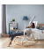 relaxdays Beistellregal braun, schwarz 50,0 x 35,0 x 80,0 cm