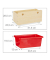 relaxdays Kinderregal Holzoptik 108,0 x 29,0 x 88,0 cm