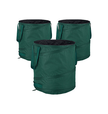 Gartenabfallsäcke 10026437_0, grün, 3x85 Liter, mit Griff