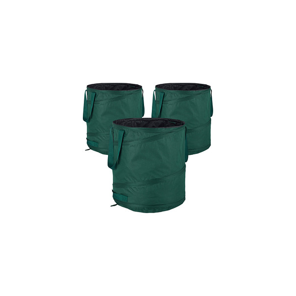 4052025264376 - Laubsack selbstaufstellend 3er-Set Gartenabfallsack Pop-Up 85L Gartensack selbststehend ∅ 46 cm grün - Relaxdays 4052025264376 - Laubsack selbstaufstellend 3er-Set Gartenabfallsack Pop-Up 85L Gartensack selbststehend ∅ 46 cm grün - Relaxdays