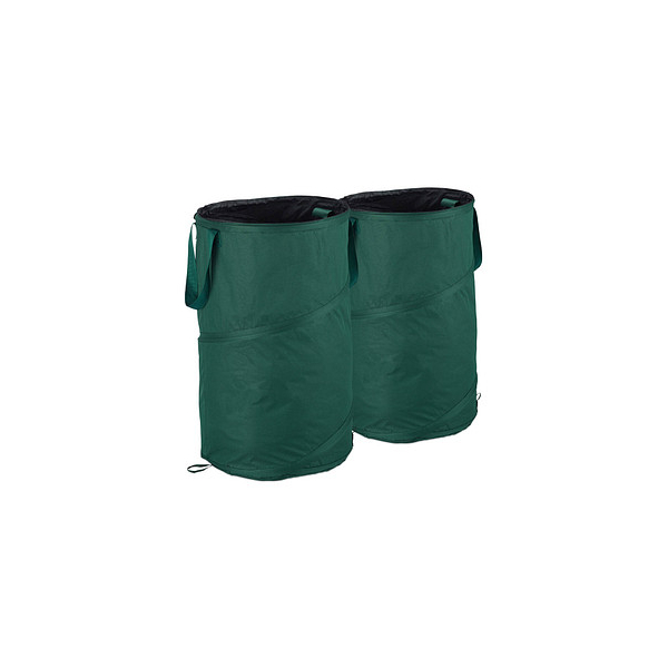 4052025264383 - Laubsack selbstaufstellend 2er-Set Gartenabfallsack Pop-Up 120 l Gartensack selbststehend ∅ 44 cm grün - Relaxdays 4052025264383 - Laubsack selbstaufstellend 2er-Set Gartenabfallsack Pop-Up 120 l Gartensack selbststehend ∅ 44 cm grün - Relaxdays
