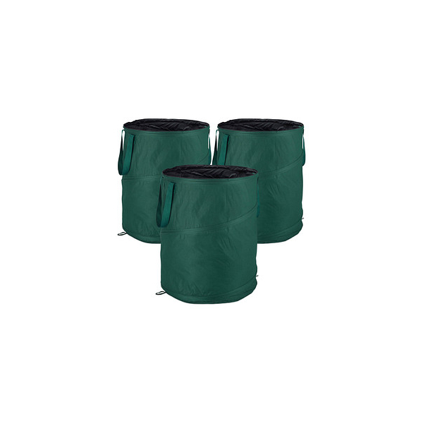 4052025264390 - Laubsack selbstaufstellend 3er-Set Gartenabfallsack Pop-Up 160 l Gartensack selbststehend ∅ 55 cm grün - Relaxdays 4052025264390 - Laubsack selbstaufstellend 3er-Set Gartenabfallsack Pop-Up 160 l Gartensack selbststehend ∅ 55 cm grün - Relaxdays