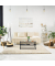 Couchtisch, 42cm (H), 90x50cm (BxT), rechteckig, transparent / schwarz