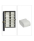 relaxdays Uhrenbox schwarz 31,0 x 20,0 x 8,0 cm