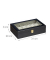 relaxdays Uhrenbox schwarz 31,0 x 20,0 x 8,0 cm