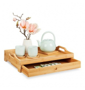 relaxdays Tablett braun 43,0 x 31,0 cm