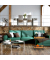 relaxdays Servierwagen braun, schwarz 46,0 x 28,0 x 57,0 cm