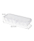 relaxdays Eierbox 8,0 cm hoch transparent