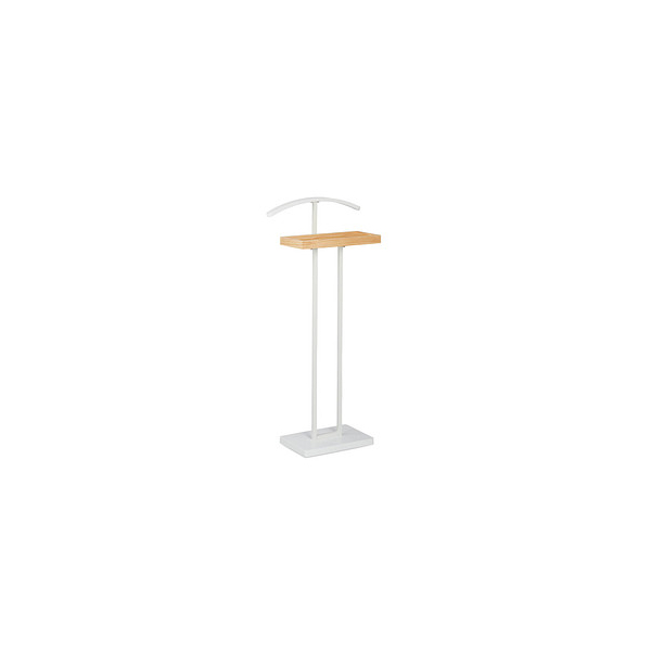 4052025279233 - Stummer Diener mit Ablage aus Holz freistehend faltenfreie Anzüge mdf & Metall hbt 102 x 46 x 24 cm weiß - Relaxdays 4052025279233 - Stummer Diener mit Ablage aus Holz freistehend faltenfreie Anzüge mdf & Metall hbt 102 x 46 x 24 cm weiß - Relaxdays