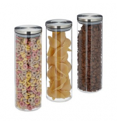Vorratsdosen 28,0 cm hoch transparent
