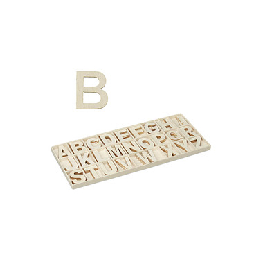 Dekoartikel braun Buchstaben A-Z