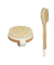 relaxdays Massagebürsten-Set braun Holz