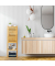 relaxdays Beistellregal braun 35,0 x 29,0 x 113,0 cm