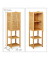 relaxdays Beistellregal braun 35,0 x 29,0 x 113,0 cm