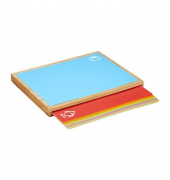 relaxdays Schneidebrett Natur 40,5 x 34,0 cm 7-tlg.