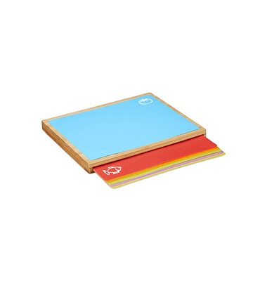 relaxdays Schneidebrett Natur 40,5 x 34,0 cm 7-tlg.