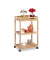 relaxdays Servierwagen braun 47,0 x 32,5 x 77,0 cm
