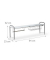Küchen-Organizer weiß, silber 94,0 x 23,0 x 32,0 cm Küchen-Organizer