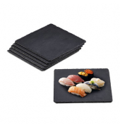 Schieferplatten anthrazit 25,0 x 25,0 cm