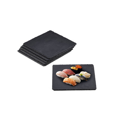 Schieferplatten anthrazit 25,0 x 25,0 cm