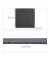 Schieferplatten anthrazit 25,0 x 25,0 cm