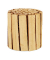 relaxdays Pflanzenständer Holz braun rund 20,0 x 20,5 cm