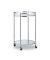 relaxdays Servierwagen silber 50,0 x 50,0 x 75,0 cm