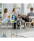 relaxdays Servierwagen silber 50,0 x 50,0 x 75,0 cm