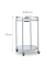 relaxdays Servierwagen silber 50,0 x 50,0 x 75,0 cm