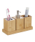 relaxdays Badaccessoires-Set braun
