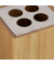 relaxdays Badaccessoires-Set braun