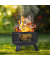 relaxdays Feuerschale schwarz 60,0 cm