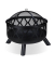relaxdays Feuerschale schwarz 62,0 cm