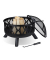 relaxdays Feuerschale schwarz 62,0 cm