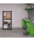 relaxdays Schwerlastregal schwarz/braun 70,0 x 30,0 x 150,0 cm