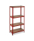 relaxdays Schwerlastregal rot/braun 70,0 x 30,0 x 150,0 cm