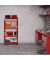 relaxdays Schwerlastregal rot/braun 70,0 x 30,0 x 150,0 cm