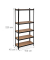 relaxdays Schwerlastregal schwarz/braun 100,0 x 45,0 x 220,0 cm